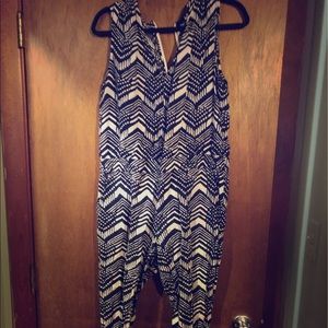 J crew linen jumpsuit size 8